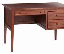 Image result for Wooden Desk with Drawers On One Side