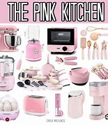 Image result for pink kitchen appliances