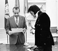 Image result for Elvis Presley Richard Nixon