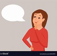Image result for Woman with Thought Bubble