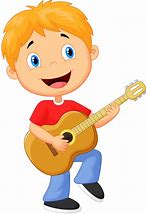 Image result for Kid Playing Guitar Cartoon