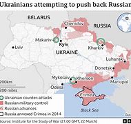 Image result for Russian Lines in Ukraine Map