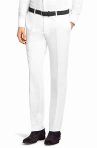 Image result for Men's White Slim Fit Dress Pants