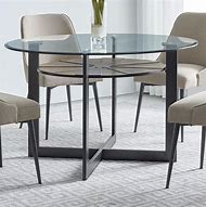 Image result for Glass Dining Table for 6