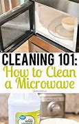 Image result for Vinegar Solution to Clean Microwave