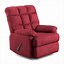 Image result for Small Leather Rocker Recliner