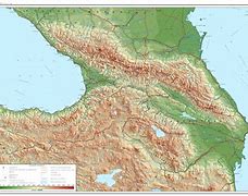 Image result for Caucasus Physical Map