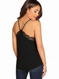 Image result for Lace Trim Tank Top