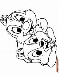 Image result for Disney Chip N Dale Coloring Pages