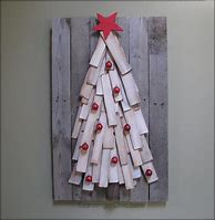 Image result for Homemade Wood Christmas Tree