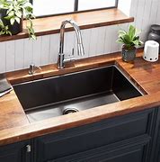 Image result for black stainless steel sink