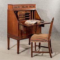 Image result for Vintage People Writing Desk