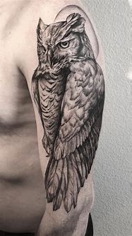 Image result for Horned Owl Tattoo