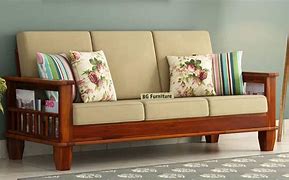 Image result for Wooden Sofa Set Furniture