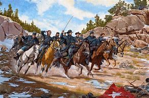 Image result for Texas Civil War Painting