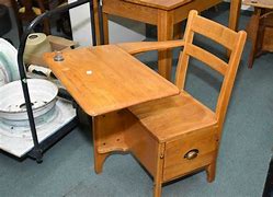 Image result for Small School Desk with Lap Top