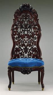 Image result for Victorian Henry Belter Chair