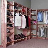 Image result for Cedar Slotted Shelves for Closets