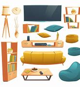 Image result for Living Room Furniture Cartoon