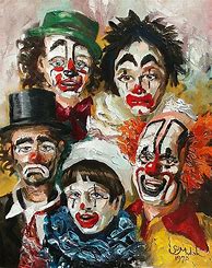 Image result for Clown Vamp Paintings