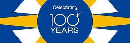 Image result for celebrating 100 years images blue and yellow