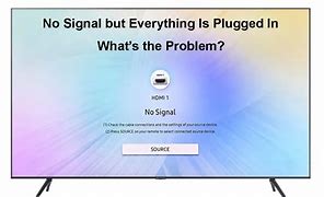 Image result for No Signal On My TV