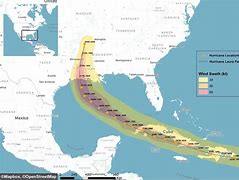 Image result for Hurricane Laura Cone Map