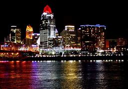 Image result for Downtown Cincinnati at Night