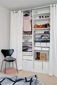 Image result for Open Bedroom Closet Design