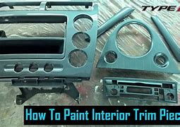 Image result for Painting Interior Car Trim