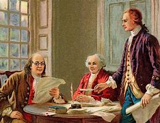 Image result for Thomas Jefferson Signing the Declaration of Independence