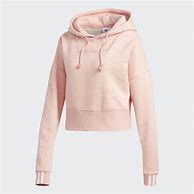 Image result for Pink Adidas Cropped Sweatshirt