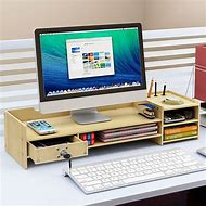 Image result for desk monitor shelf
