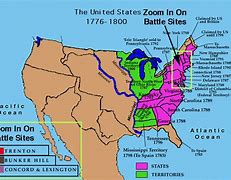 Image result for United States of America 1776 Map