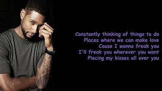 Image result for Usher Bedtime Lyrics