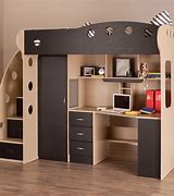 Image result for Small Room Loft Bed with Desk