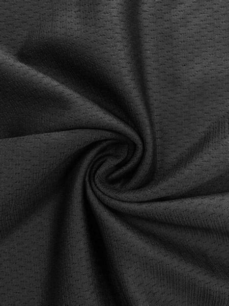 100% Polyester Stretch Sportswear Fabric  Black SQ170 BK