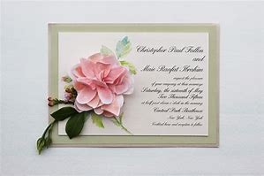 Image result for Paper Flower Invitation