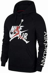 Image result for Nike Air Jordan Hoodie Black