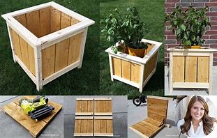 Image result for How to Make a Wood Planter Box