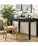 Image result for Black Wood Writing Desk