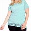 Image result for Plus Size Short Sleeve Lace Tops