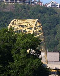 Image result for Construction of Fort Pitt Bridge