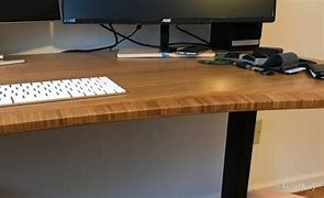 Image result for Uplift Desk Dark Bamboo