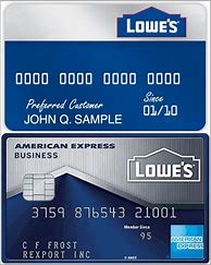 Image result for Lowe's Store Credit Card
