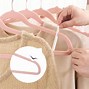 Image result for Bright Pink Velvet Flocked Hangers