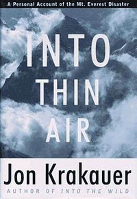 Jon Krakauer Into Thin Air