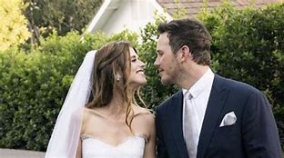 Image result for Chris Pratt Katherine Scwarzzager Wedding Pic