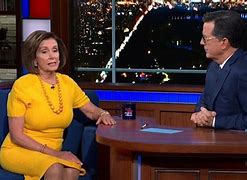 Image result for Nancy Pelosi Late Show