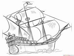 Image result for Pirate Ship Drawing Template